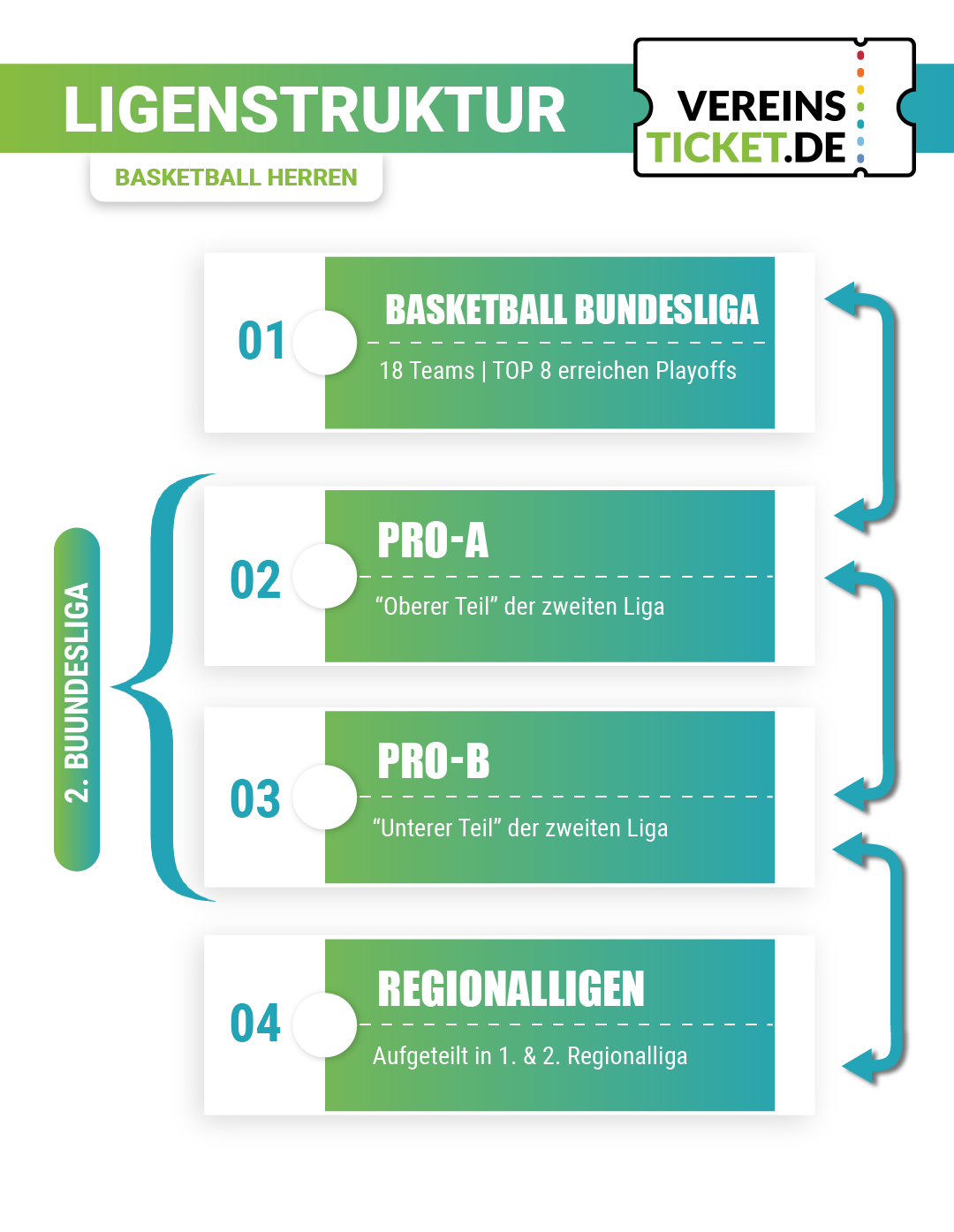 Ligenstruktur im Basketball