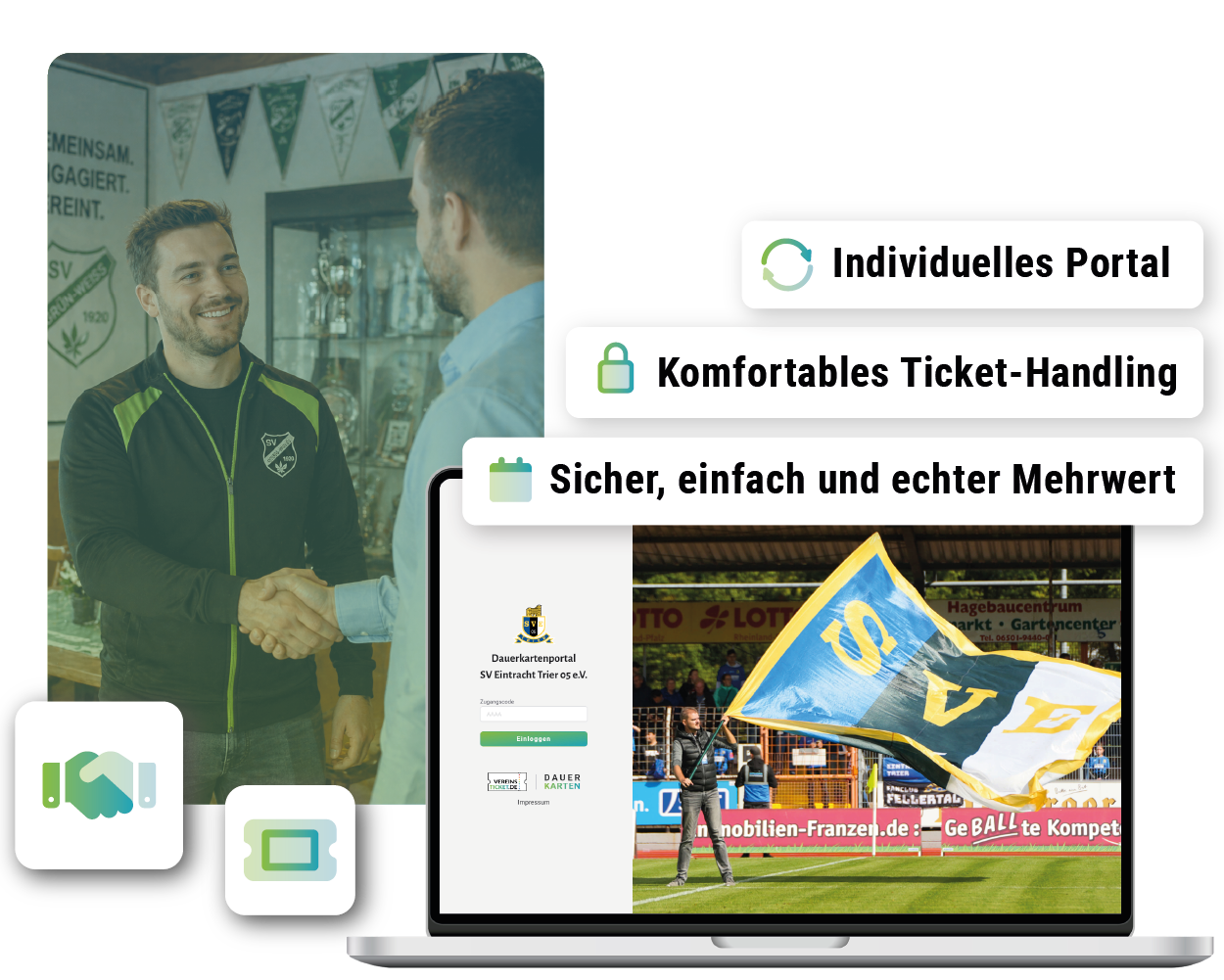 Dauerkartenportal für Sponsoren und Partner