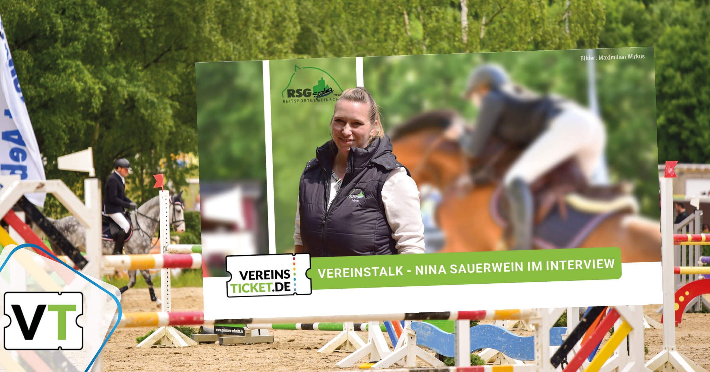 Interviewgast Nina Sauerwein von der Reitsportgemeinschaft Saarburg