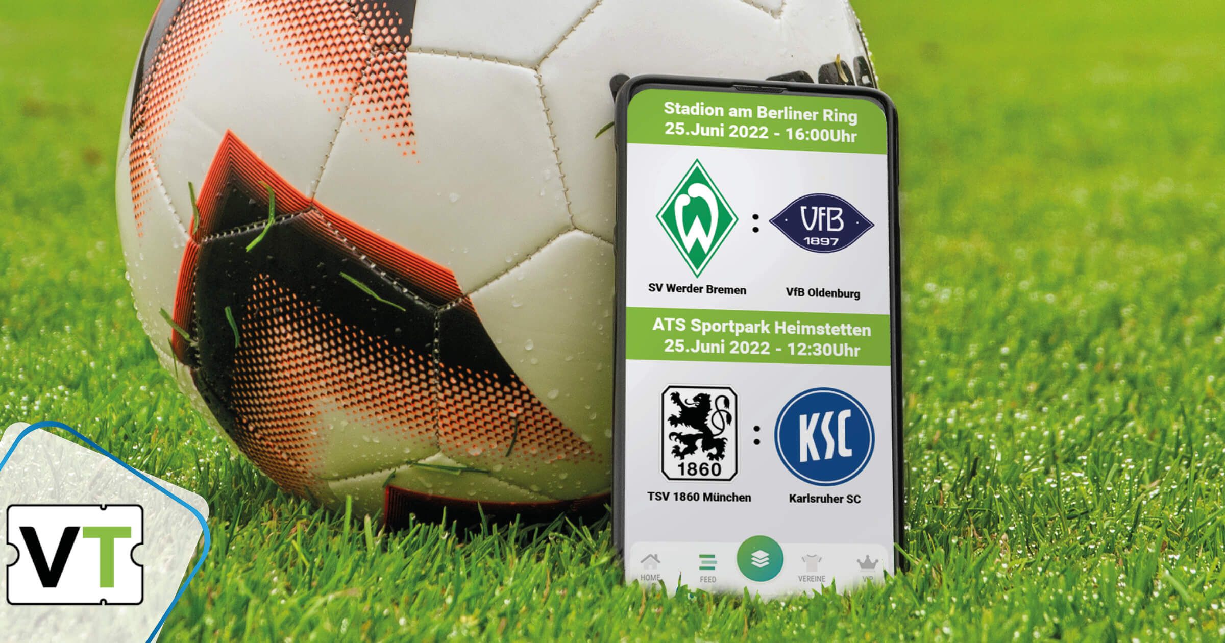 Vereinsticket wird bei den Testspielen zwischen Werder Bremen und VfB Oldenburg sowie 1860 München gegen den Karlsruher SC genutzt