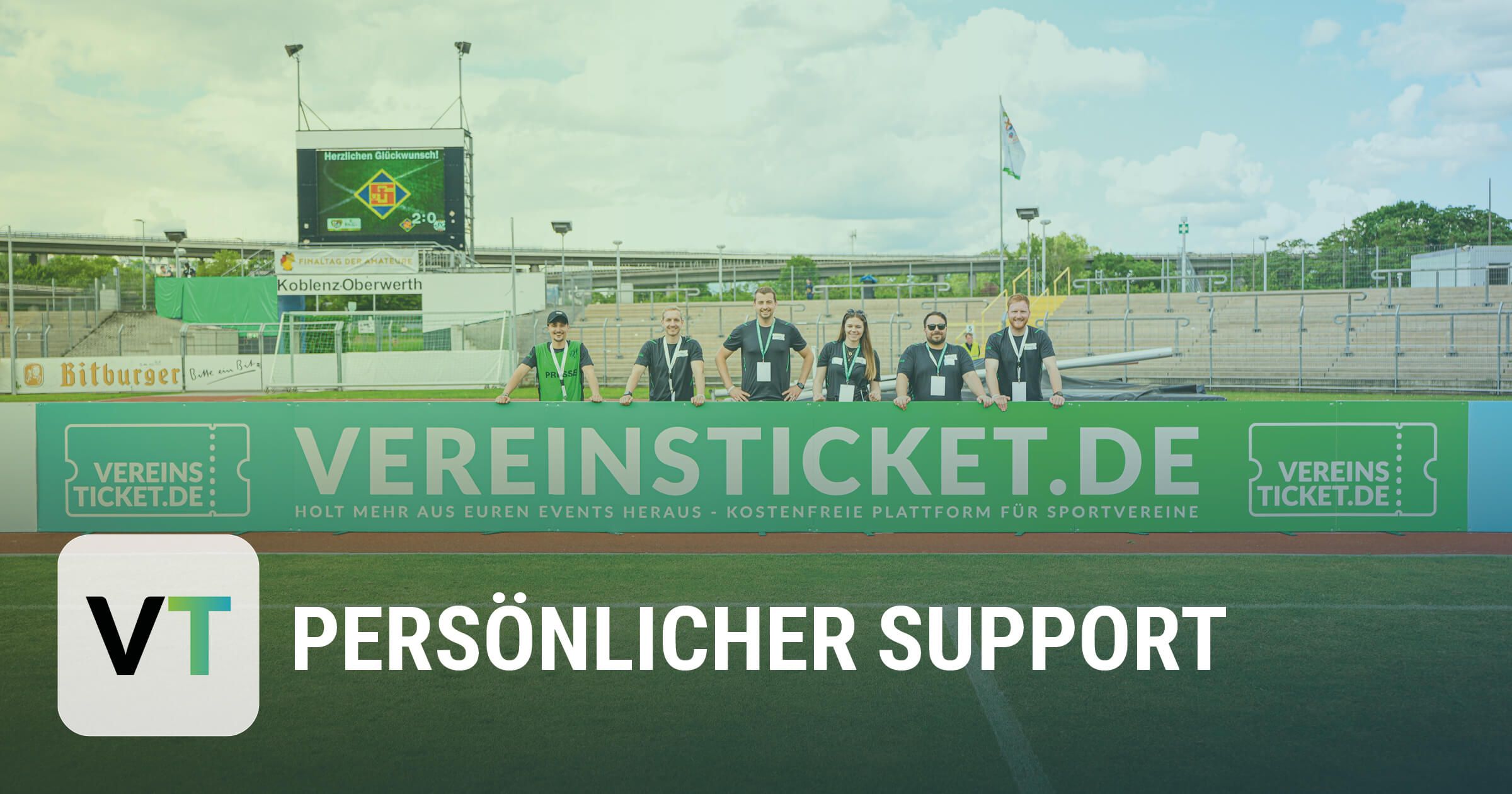 Vereinsticket Club ManagerInnen sind persönlich für Sportvereine da