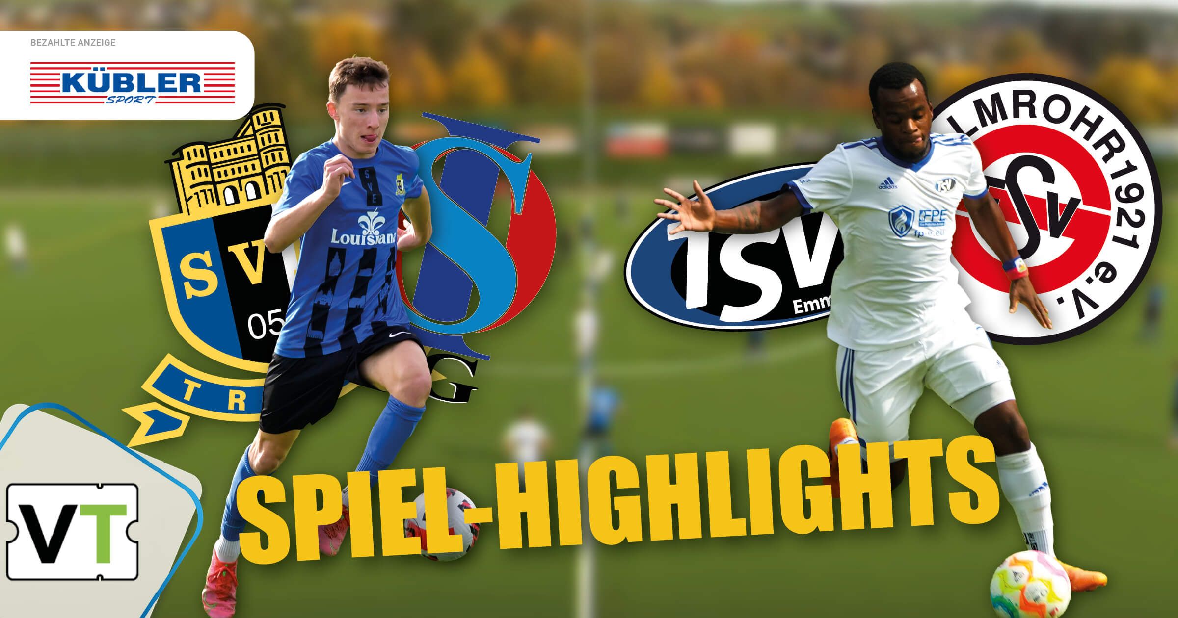 Eintracht Trier gegen SG Saartal und TSV Emmelshausen gegen FSV Salmrohr