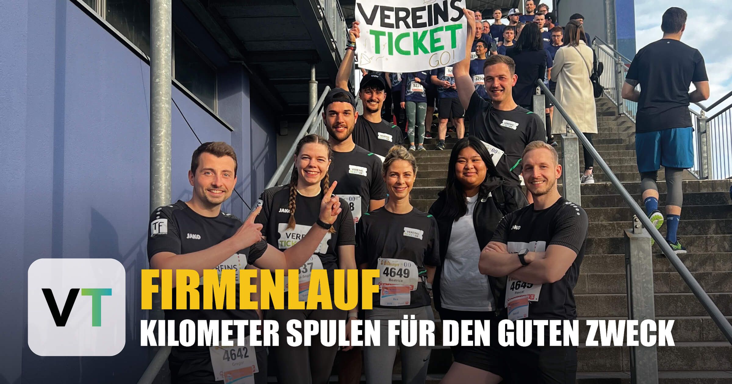 Vereinsticket Team bei Firmenlauf in Trier 2024