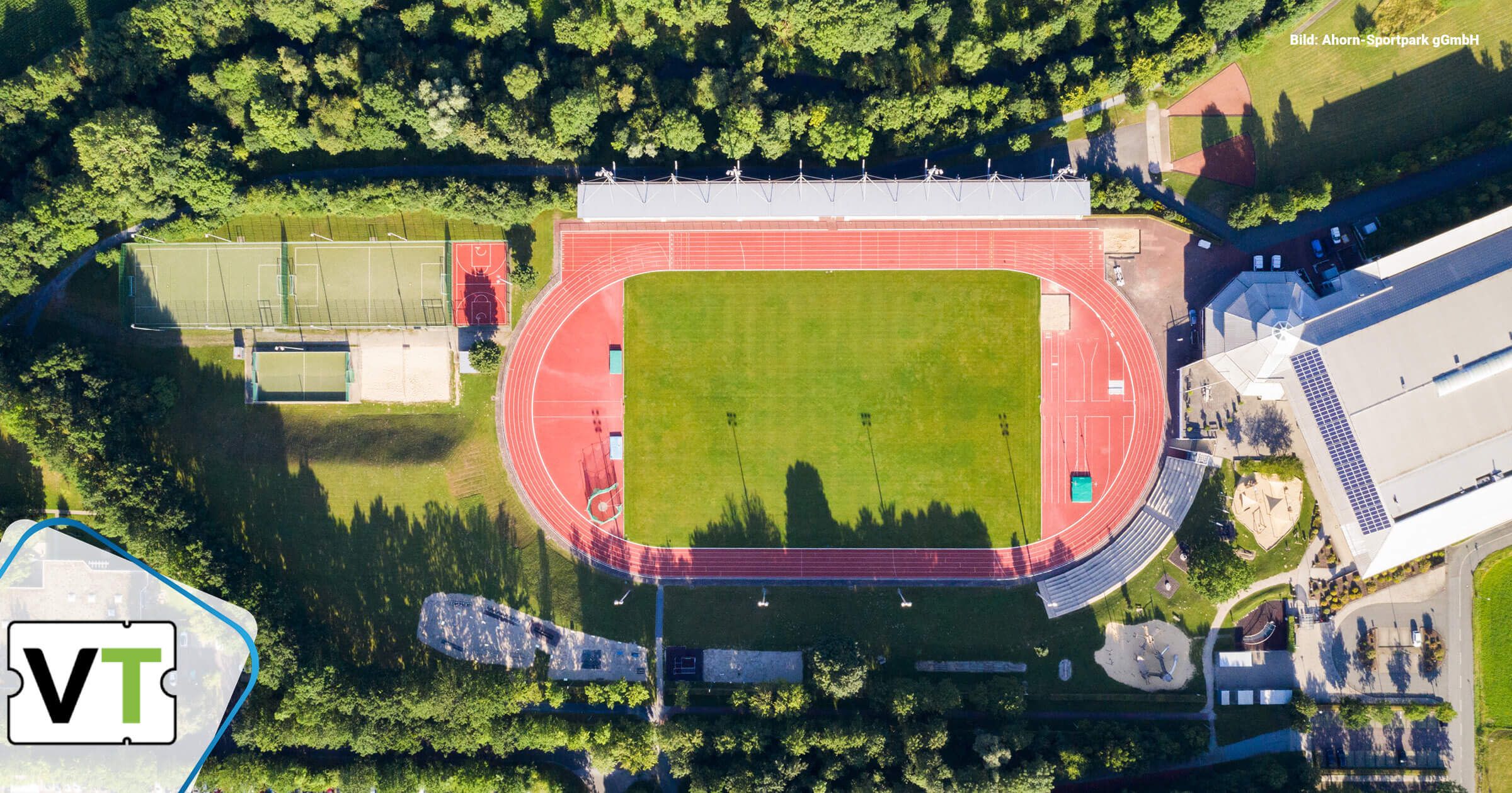 Ahorn-Sportpark Paderborn von oben