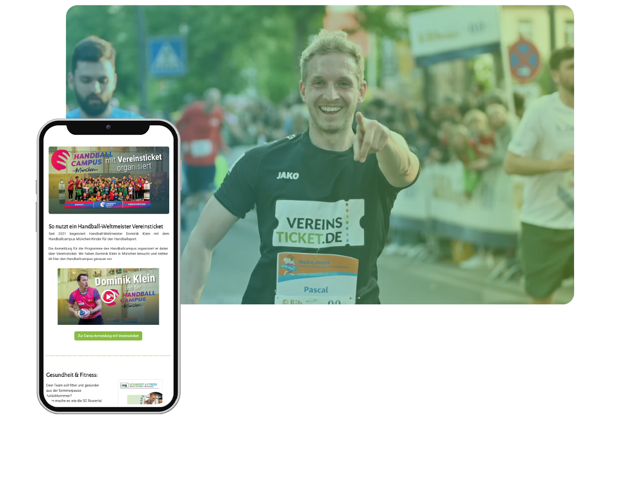 Vereinsticket App mit Vereinssuche