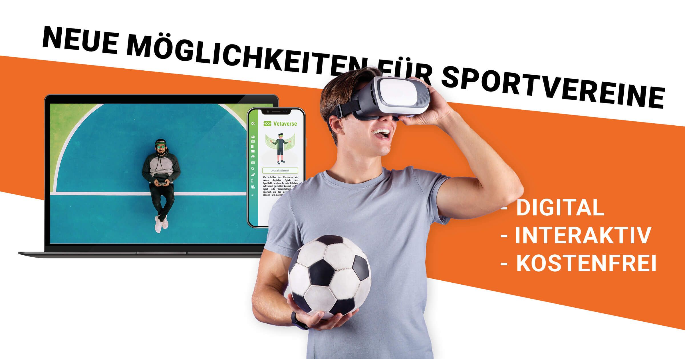 Das Vetaverse bringt Sportler in eine digitale Parallelwelt