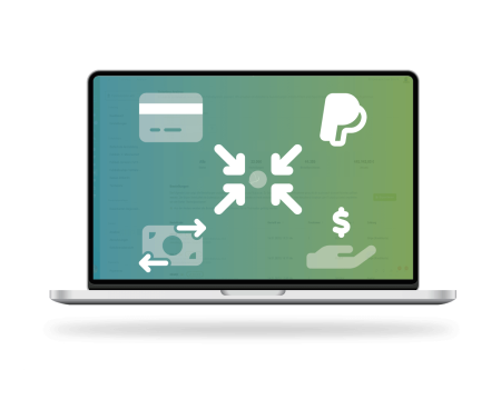 Laptopscreen Icons zu weiteren Gebühren