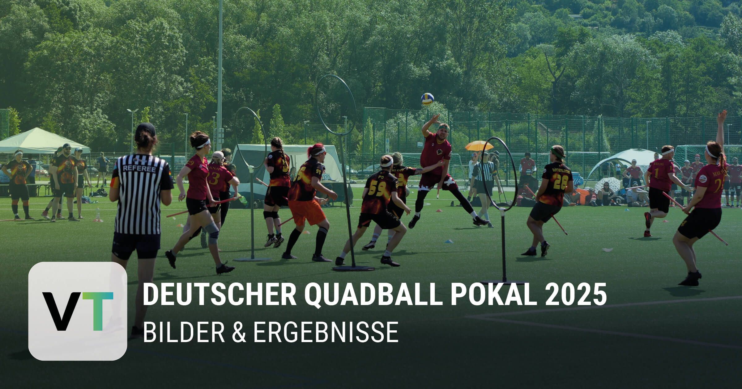 Torschuss im Spiel zwischen zwei Quadballmannschaften