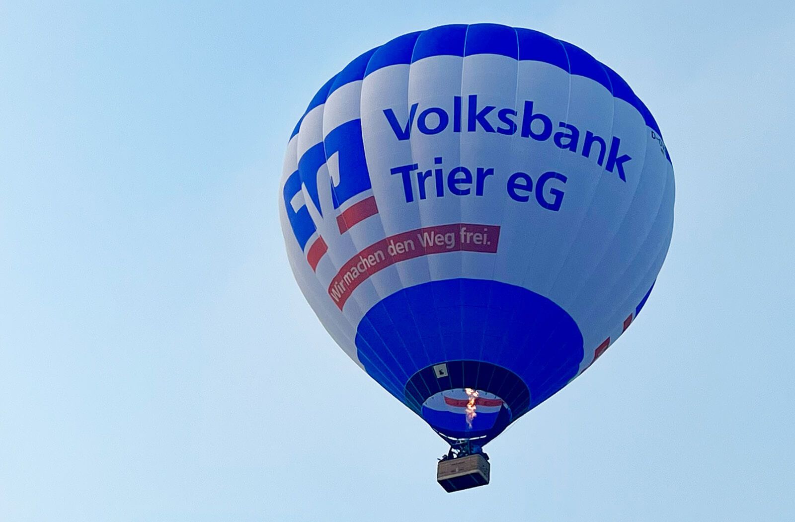 Heißluftballonfahrtgewinnspiel mit Volksbank Trier
