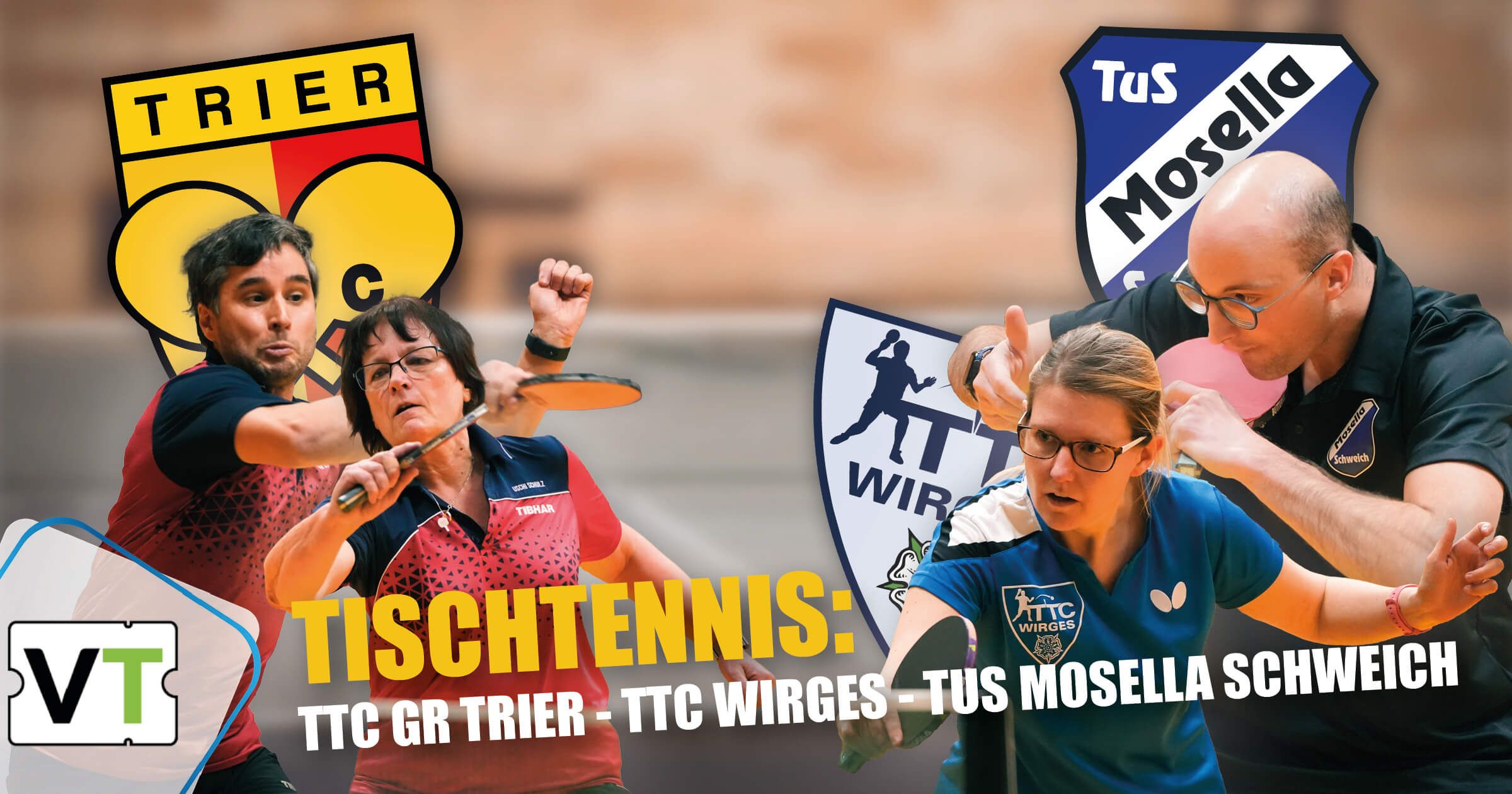 Mit Vereinsticket beim Tischtennis in Trier  