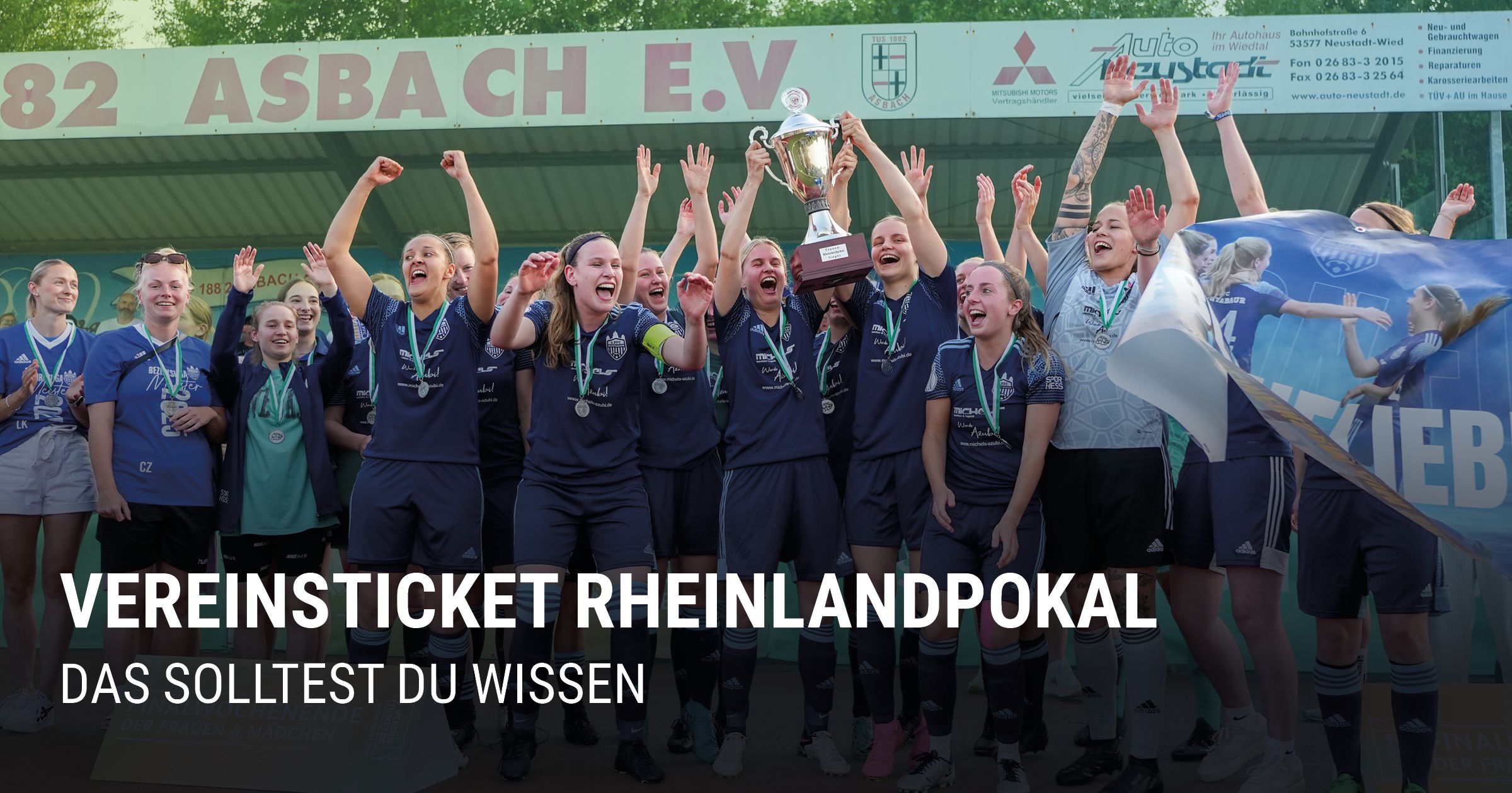 Jubelnde Frauenmannschaft
