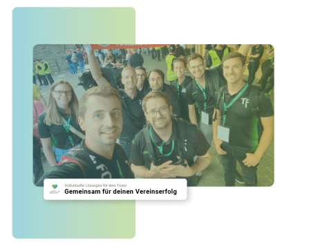 Selfie vom Team von Vereinsticket