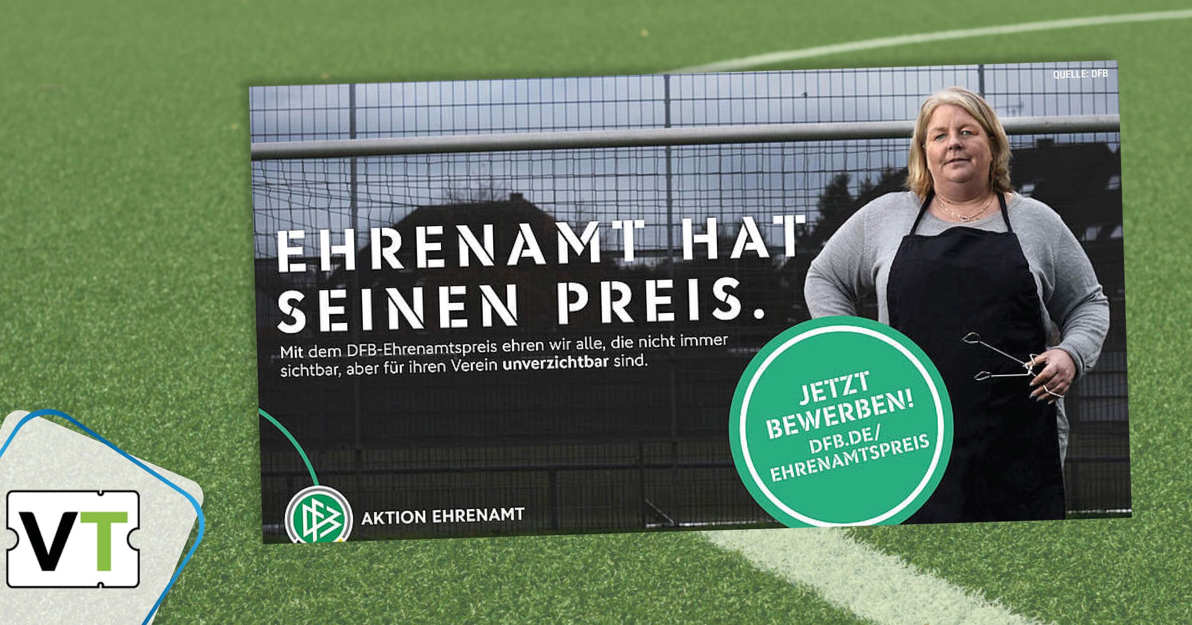 Mit dem Ehrenamtspreis würdigt der DFB ehrenamtliches Engagement