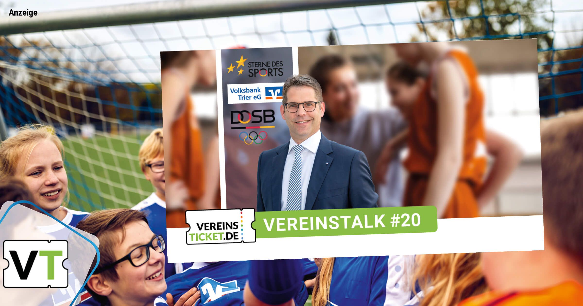 Header Vereinstalk Peter Michels Volksbank Trier