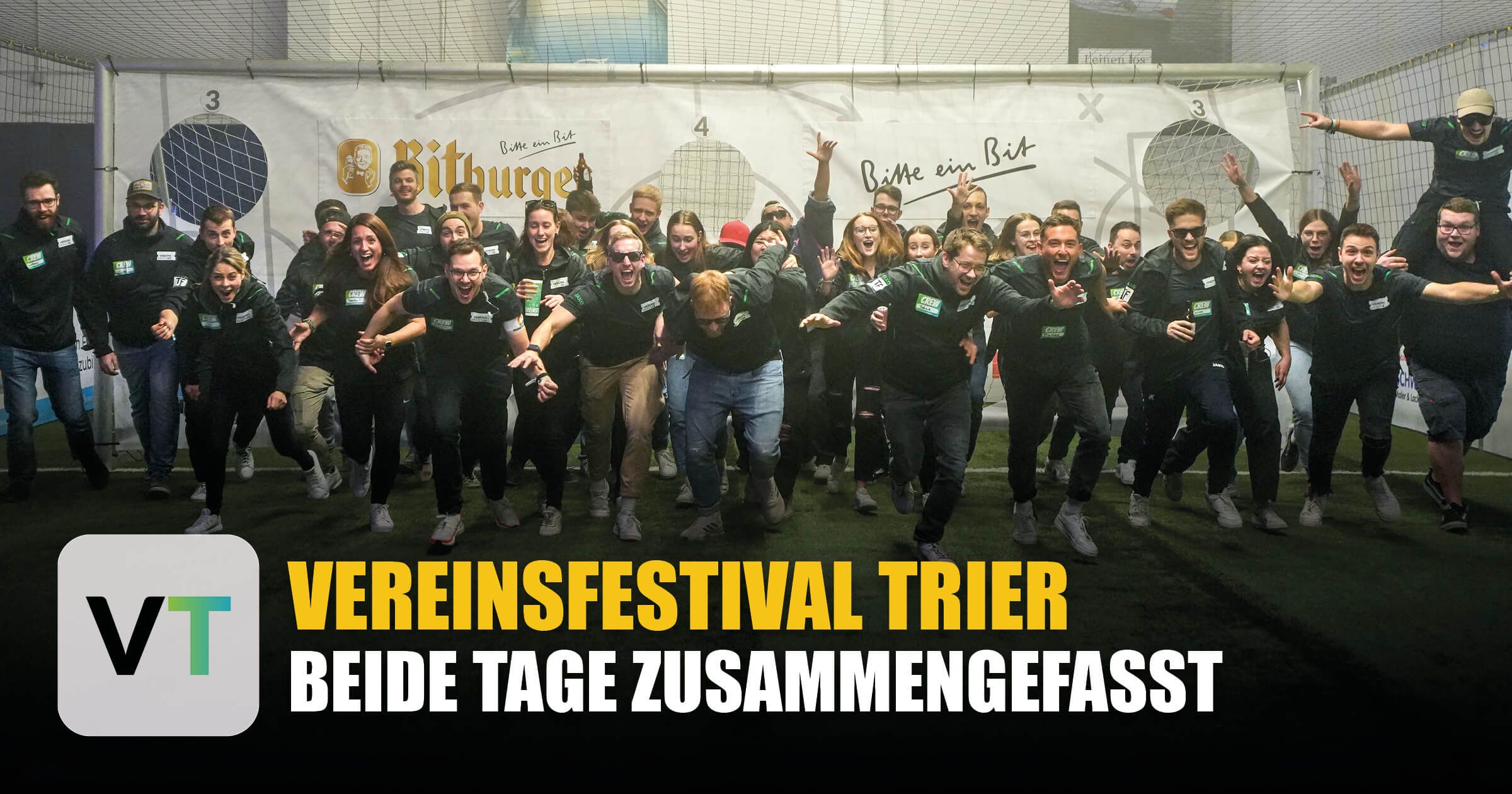 Helferinnen und Helfer nach erfolgreichem Vereinsfestival Trier