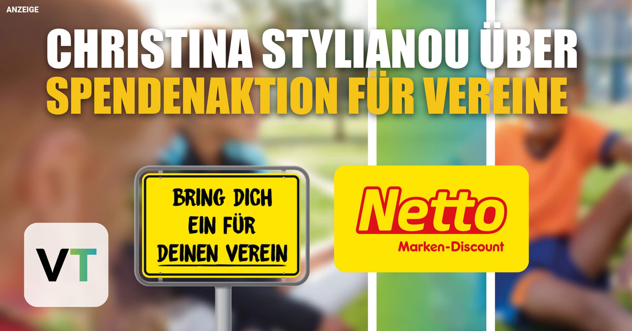 Netto Spendenaktion für Vereine Vereinstalk Header