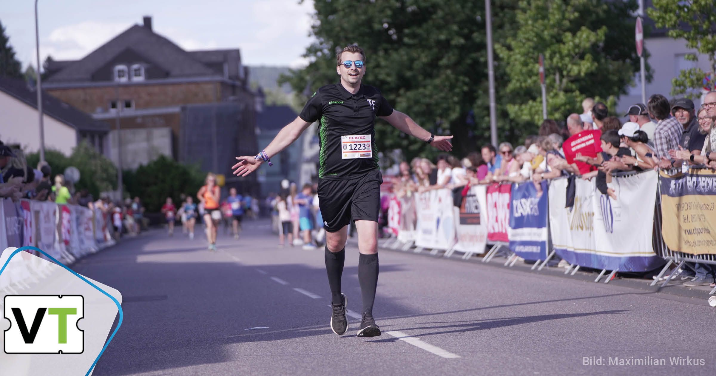 Vereinsticket Erfinder Gregor beim Saarburger Stadtlauf