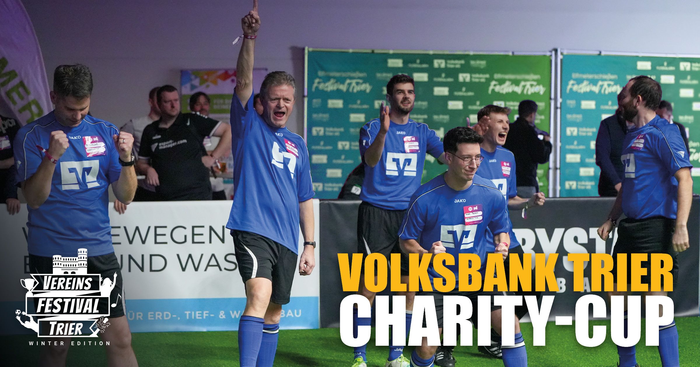 Volksbank Trier Team bei Charity-Cup