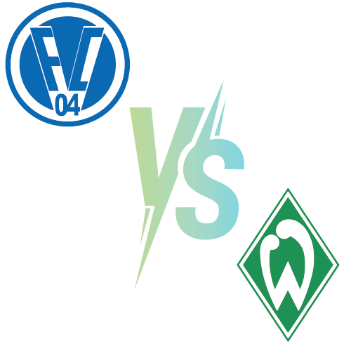 1. FC Saarbrücken vs. Union Titus Petange Logos
