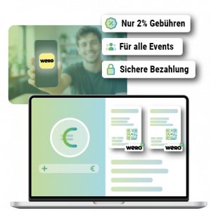 Handy- und Laptopscreen mit Eventportal 