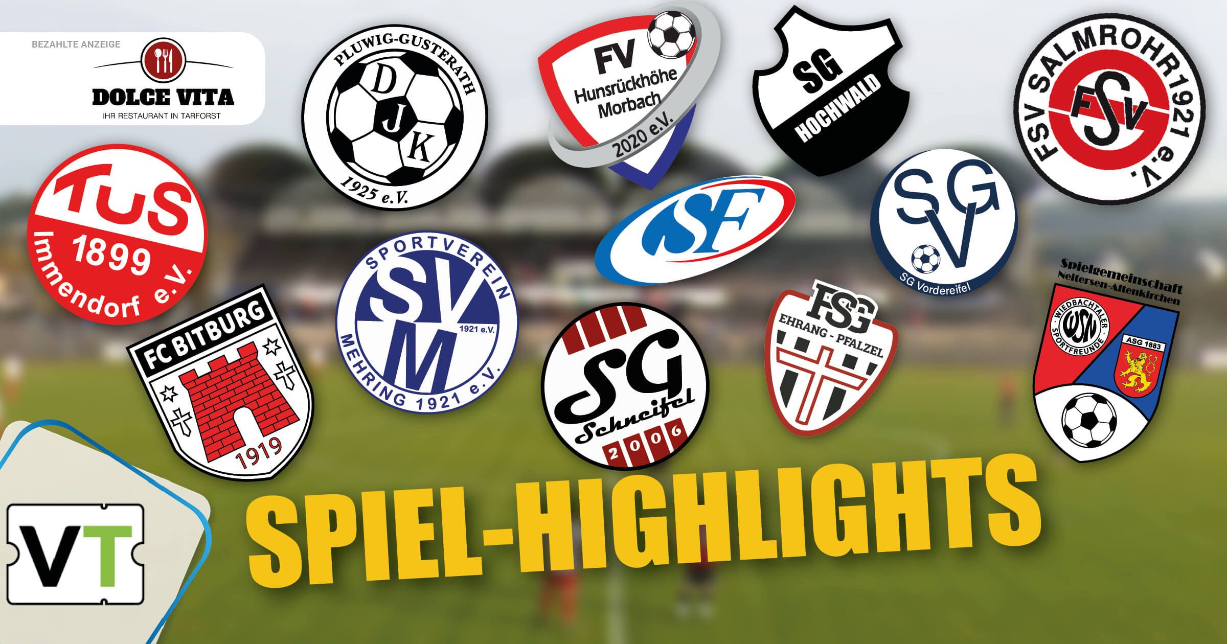 Highlight-Videos von sieben Spielen neu in der VT Fansports App