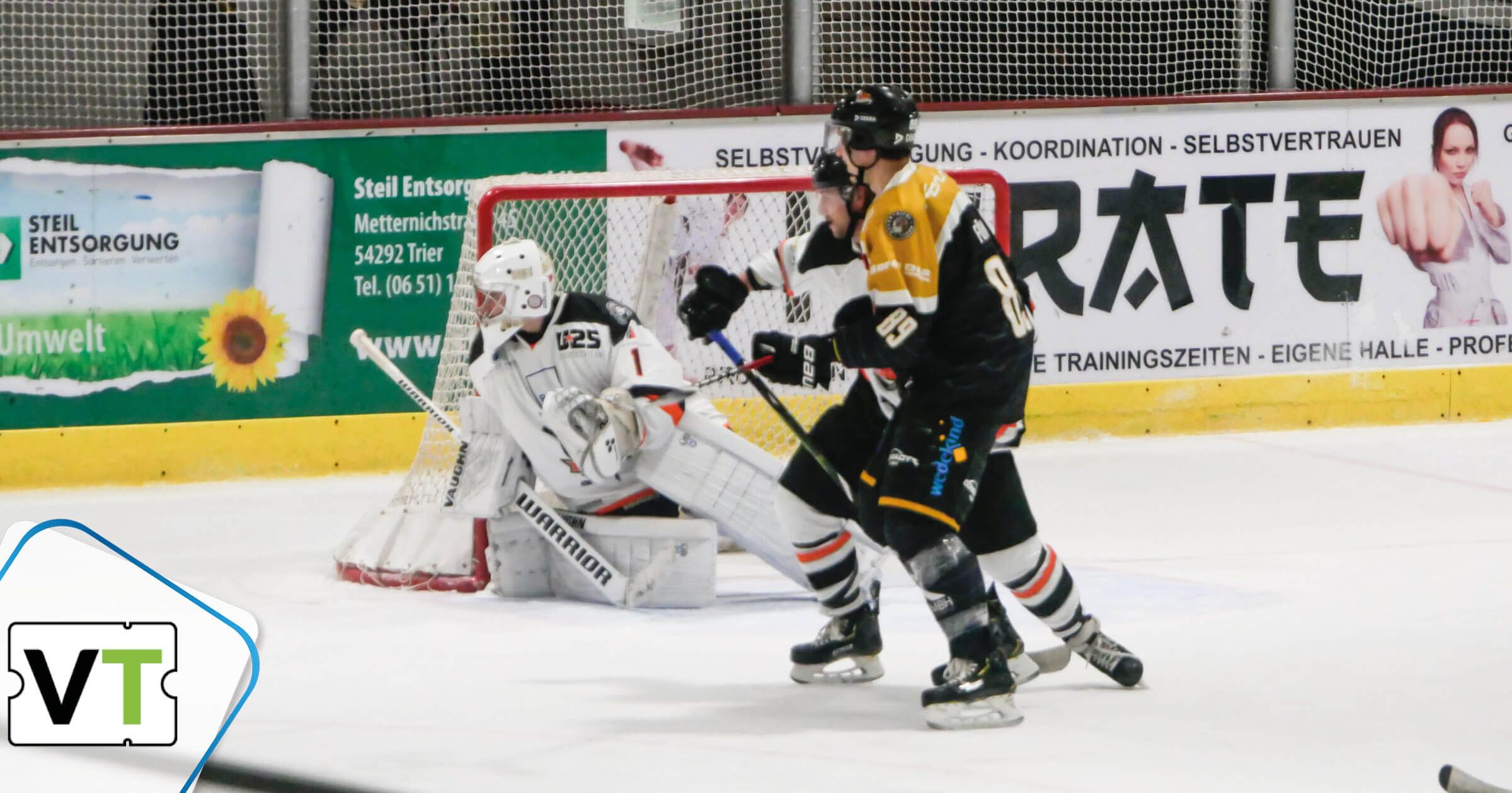 Eishockeyspiel zwischen Eifel-Mosel-Bären und Löwen Frankfurt