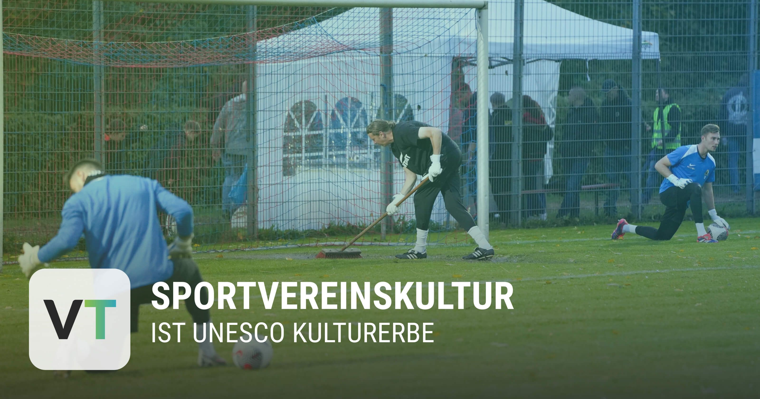 Volleyballteam spielt draußen