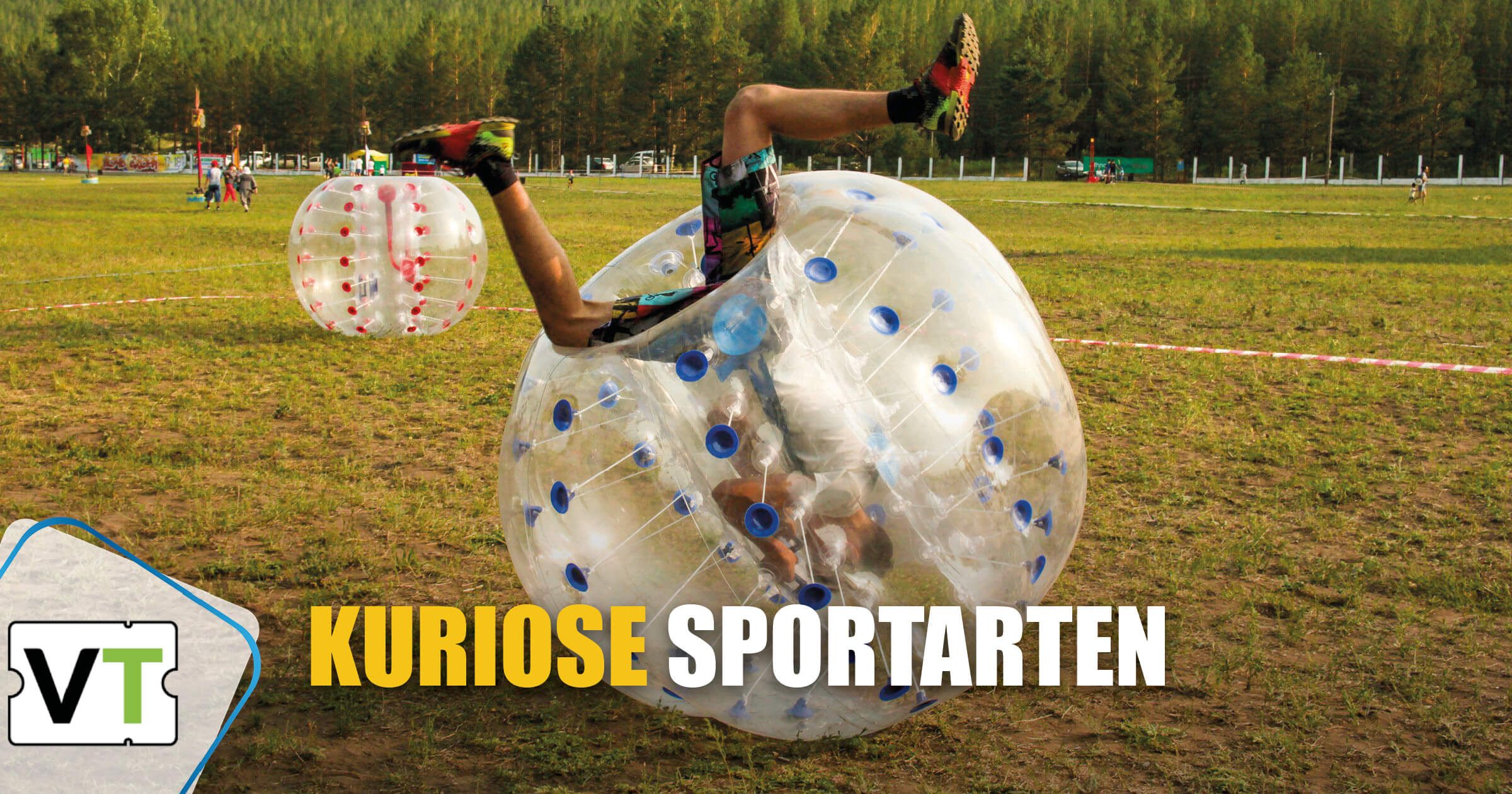 Bumper Ball Spieler steht kopf