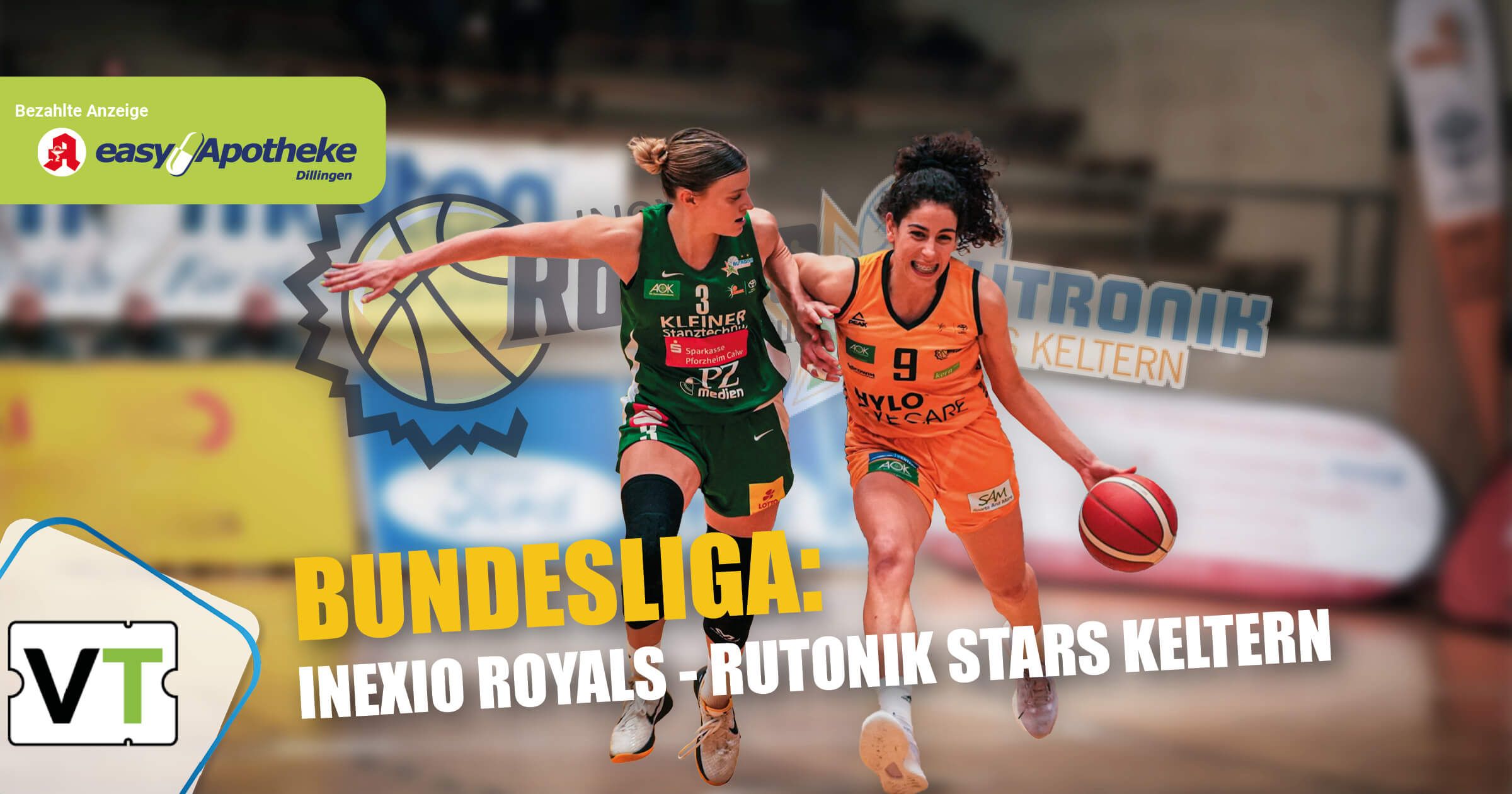 Spielszene Saarlouis Royals gegen Keltern