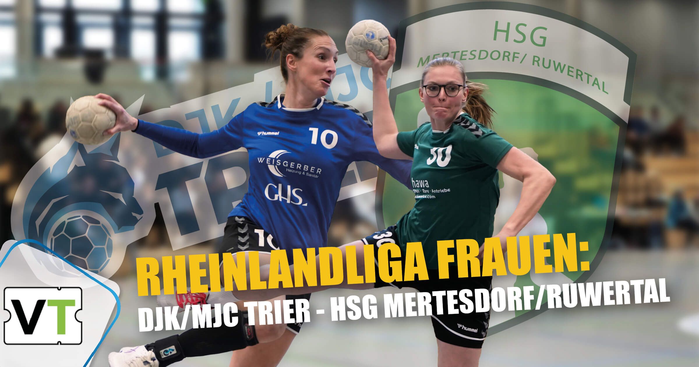 Spielbericht Miezen Trier gegen Mertesdorf Ruwertal Damen Handballl Rheinlandliga