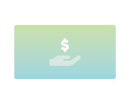 Icon Hand mit Dollarzeichen